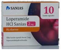 Sanias Loperamide 2 mg hcl 10ca