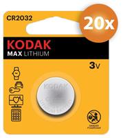 Kodak Voordeelpak  CR2032 knoopcel batterijen - 20 stuks