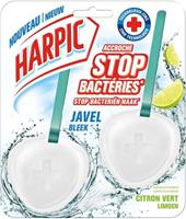 Harpic Toiletblok Bleek Stop Bacteriën - 2 Stuks