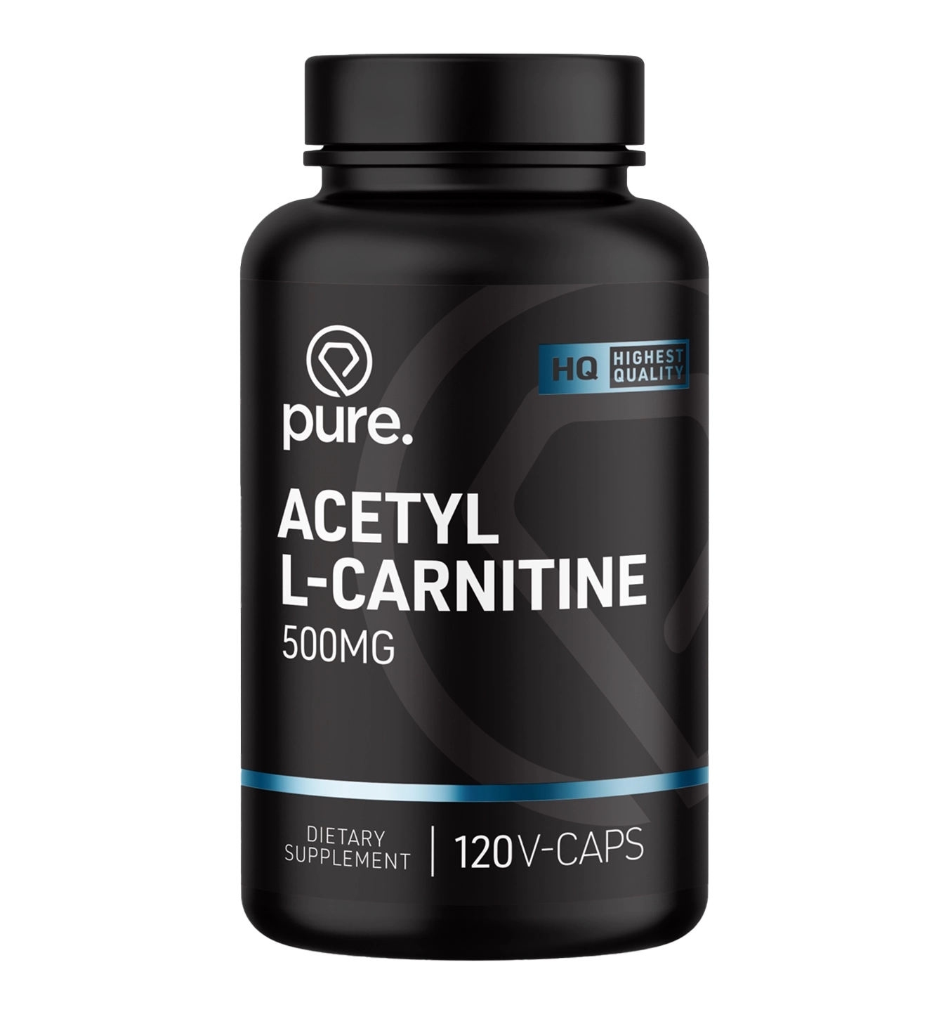 Pure. Acetyl-L-Carnitine 500mg - 120 v-caps