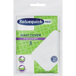 CEDERROTH Salvequick Maxi-Pflaster 76x54mm 5 Stck.