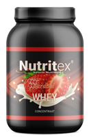 Nutritex Whey proteïne aardbei 750g