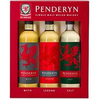 Penderyn Distillery Penderyn Trio Penderyn Dragon Range Je Penderyn Legend Myth Und Celt 60cl