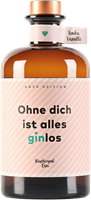 Craft Circus GmbH Flaschenpost 'Ohne dich ist alles ginlos' Gin 41,0 % vol. 0,5 l