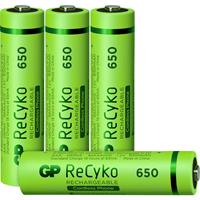 gpbatteries GP Batteries GPRCK65AAA570C4 Oplaadbare AAA batterij (potlood) NiMH 650 mAh 1.2 V 4 stuk(s)