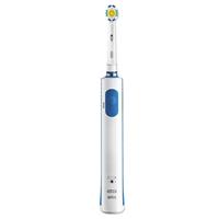 Oral-B Pro 600 White & Clean 07773 Elektrische Zahnbürste Rotierend/Oszilierend Weiß, Mittelblau
