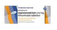 Leidapharm Naproxennatrium 220mg 10 tabletten