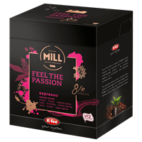 K-fee System GmbH K-fee Kaffeekapseln Mr & Mrs Mill Feel The Passion Espresso (12 Espresso Kapseln)