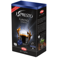 K-fee System GmbH Kaffeekapseln Furioso Espresso von ESPRESTO, K-fee System / 16 Kapseln (16 Espresso Kapseln)