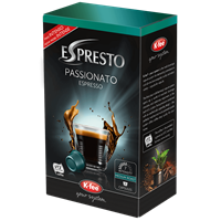 K-fee System GmbH Kaffeekapseln Passionato Espresso von ESPRESTO, K-fee System / 16 Kapseln (16 Espresso Kapseln)