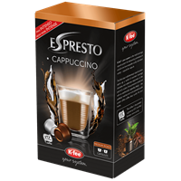 K-fee System GmbH Cappuccino Kapseln von ESPRESTO, K-fee System / 16 Kapseln (8 Espresso + 8 Milk Kapseln)