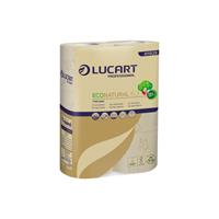 LUCART - Toilettenpapier Eco Natural, havanna, 3-lagig, 6 Rollen, 811929