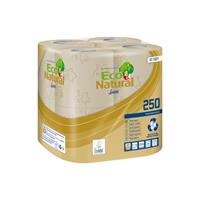 Eco Natural Toilettenpapier 811831 2lagig 250Blatt 64 Rl./Pack.