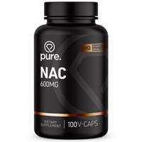 PURE NAC (N-Acethyl Cysteine) 100v-caps