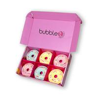 Bubble T Cosmetics Bubble T Donut Bath Bomb Fizzer Gift Set (6 x 58g)