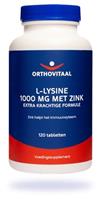 Orthovitaal L-lysine 1000mg met zink 120tb