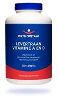 Orthovitaal Levertraan vitamine a en d 350sft
