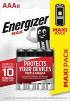 (0.81 EUR / StÃ¼ck) Energizer Batterie Max AAA/Micro LR03 Alkaline 1,5V 7638900426571 Energizer E301530900 8 StÃ¼ck