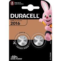 Duracell Batterij Lithium -3V 2016 - 2 stuks