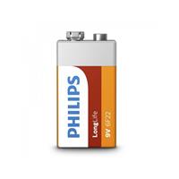 Philips Super Alkaline Batterij 6F22L1B/10 - 9 Volt - 1 Stuk.