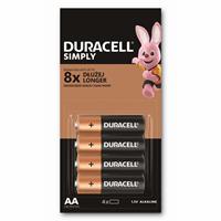 Duracell Simply AA Bl Batterijen 4 x 4 - Pack - 16 stuks - Mn1500