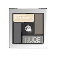 Bell HYPOAllergenic Nude Eyeshadow  Lidschatten Palette 5 g Nr. 02 Natural Greys