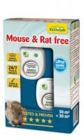 ECOstyle Mouse & Rat free 30+30 mÂ² - Tegen muizen en ratten - 60 mÂ² - doos - 1Â�stuk