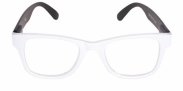 HIP Leesbril mat wit/zwart