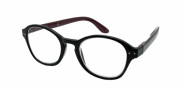 HIP Leesbril zwart/rood