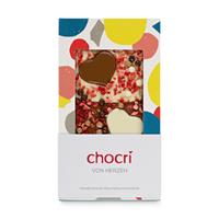 Chocri WeiÃŸe Schokolade mit Crisp 'Von Herzen'