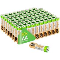 Batterien GP, Mignon AA, 1,5 V, Vorratspack, 80 Stück, langlebig, auslaufsicher