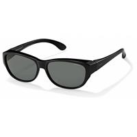 Polaroid suncovers wikkel heren zwart grijze gepolariseerde zonnebril | Sunglasses