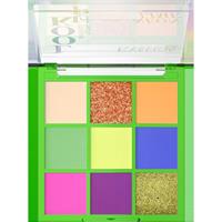 evelinecosmetics Eveline Cosmetics Lidschattenpalette Eyeshadow Palette LOOK UP 9 Colors Neon Lime