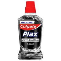 Colgate Plax White + Charcoal Mondwater - 500 ml