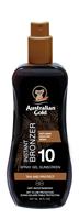 Australian Gold SUNSCREEN SPF10 spray gel with instant bronzer 237 ml
