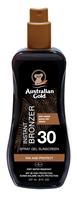 Australian Gold SUNSCREEN SPF30 spray gel with instant bronzer 237 ml