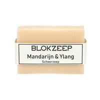 Blokzeep Natuurlijke scheerzeep - Mandarijn & Ylang (100gr)