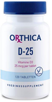 Orthica Vitamine d-25 360 tabletten