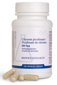 Biotics Chroom Picolinaat 200mcg Capsules