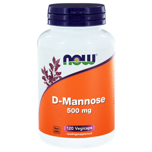 Now Foods, D-Mannose 500 mg, 120 Kapseln