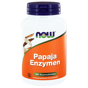 NOW Papaja Enzymen Kauwtabletten 180st