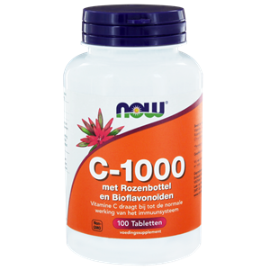 NOW C-1000 Rozenbottel & Bioflavonoïden Tabletten