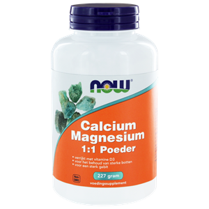 NOW Calcium & Magnesium 1:1 Poeder 227gr