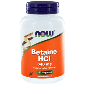NOW Betaïne HCl 648 mg Capsules