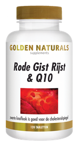 Golden Naturals Rode Gist & Q10 Tabletten