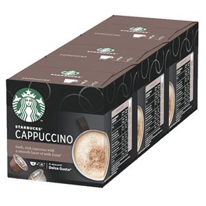 Starbucks Cappuccino by Nescafé Dolce Gusto - 3x 12 Capsules