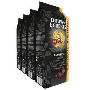 Douwe Egberts Espresso Bonen - 4x 1kg
