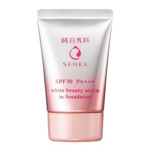 Shiseido Senka White Beauty Serum In Foundation SPF30 PA+++ - 30g - Natural Beige