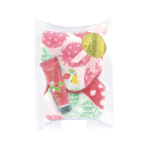 CHARLEY Handkerchief & Hand Cream Set - 2pcs - Wild Strawberry