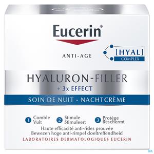 Eucerin Hyaluron-filler + 3x Effect Nachtcrème 50ml